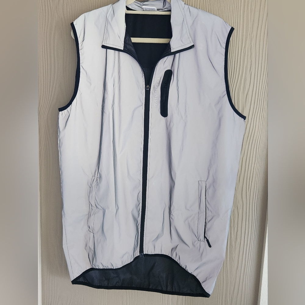 Wosawe Cycling Vest Silver